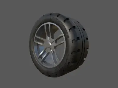 Car Wheel B 3D model
