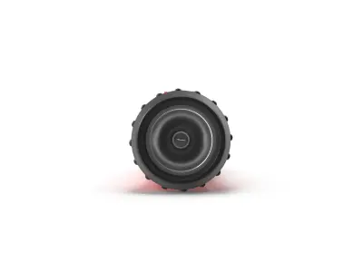 Heavy Duty flashlight Low-poly 3D model
