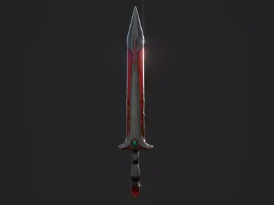 JellySword Utl Free low-poly 3D model