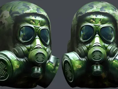 Helmet 3d model military combat Military Low-poly  Low-poly 3D model buy