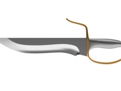 Butterfly Sword 02 3D model