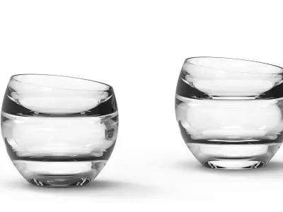 Glass wine  3D model