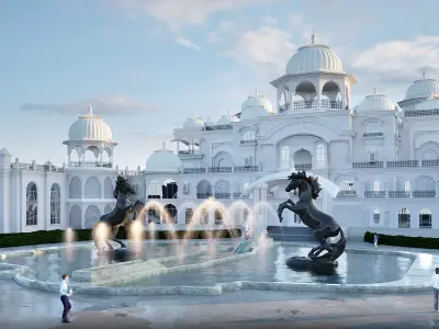 Indian mension house 3D model