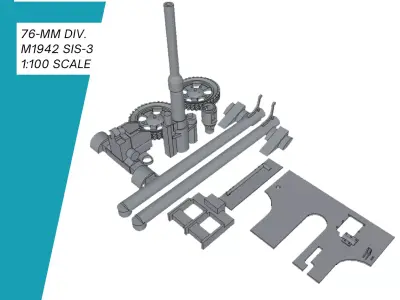 ZiS-3 3D print model