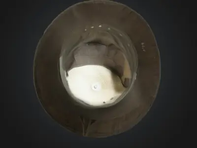 Fisherman bucket Hat 3D model