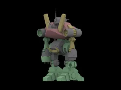 WALKERMACHINE  Sentou Mecha Xabungle 3D model