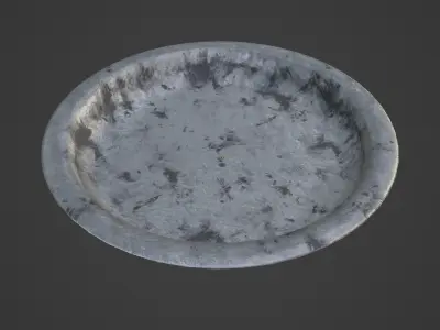 Metal Plate 03 Low-poly 3D model