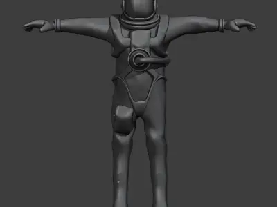 Astronaut space suit Free 3D model