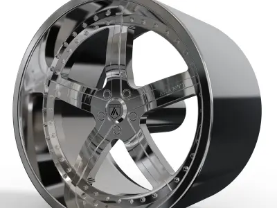 ASANTI AF156 WHEEL 3D MODEL 3D model