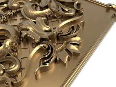  decorative pattern ready for 3D printing 3D model