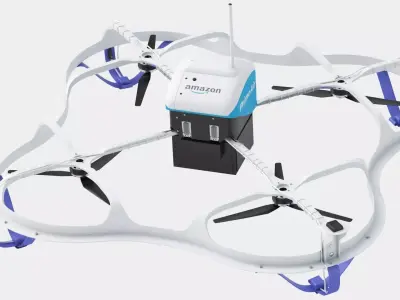 Amazon Prime Air Delivery Drone  3D model