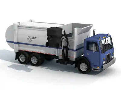 Garbage Truck 3D model