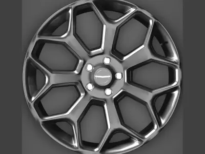 rims chrysler 300 3d model Low-poly 3D model