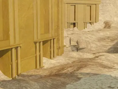 Ancient City Ruins 3D model