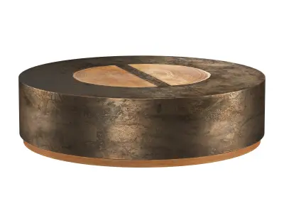 Acacius Round Coffee Table 55 3D model