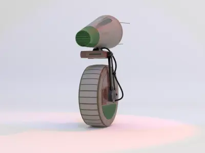 D-O Droid Star wars The Rise of Skywalker 3D model
