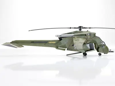Helicopter assault prototype 3D model