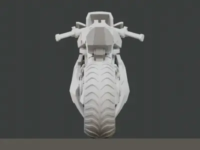 Urban Trail Blazer 3D Printable Dirt Bike Model 280mm One Piece 3D print model