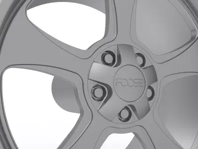 FOOSE GENUINE WHEEL 3D PRINT MODEL  3D print model