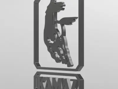 kamaz logo 3D model from CGTrader