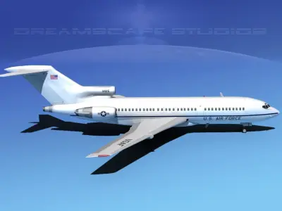 Boeing C-22A USAF 3 3D model