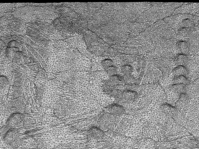 construction-site terrain ground photogrammetry Low-poly 3D model