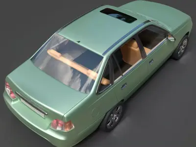 Daewoo Nexia Sedan - High Quality 3D Model 3D model