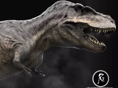 The Ultimate Tarbosaurus bataar Low-poly 3D model