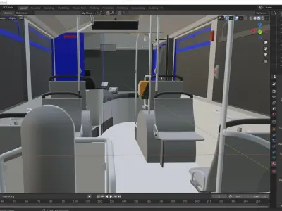 Citaro with interior 3D model