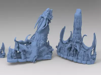 Dragon Stone Ruin Rock Collection 2 3D model