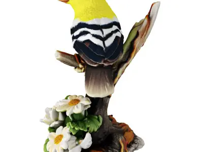 goldfinch bird statue 3D model