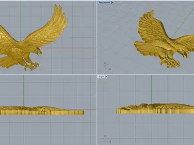 Eagle 3D model buy
