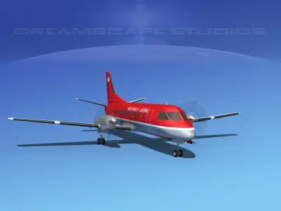 SAAB SF340 Northwest 3D model