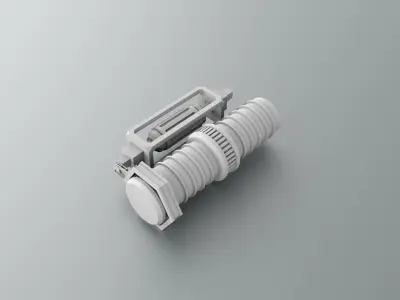 Scifi modular Wall piece 3D model