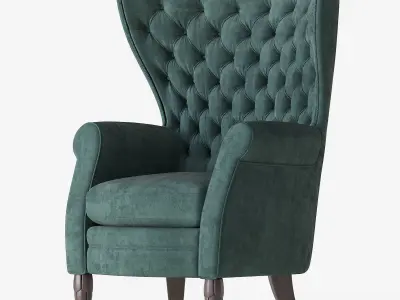 Bergere Armchair 3D model