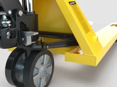 Pallet Truck  Lift Truck animation ready   3D model