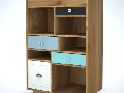 Chest of Drawers Lokke 3D model