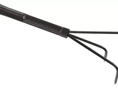 Garden Tool Hand Prong 3D model