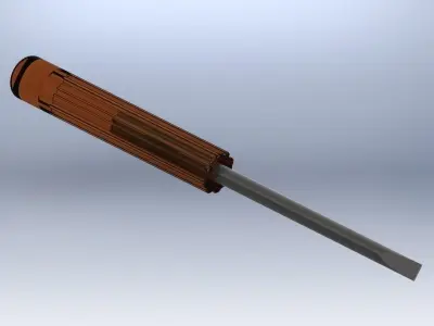 Screw Driver Free 3D model buy