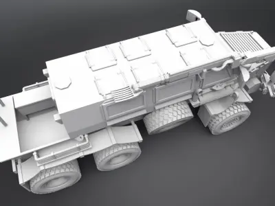 Bufallo MRAP Scale Model 3D print model