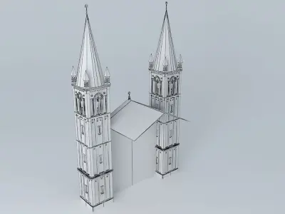Church london cathedral 3D model