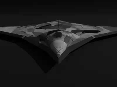 XS-5 Custom Space Fighter Free 3D model