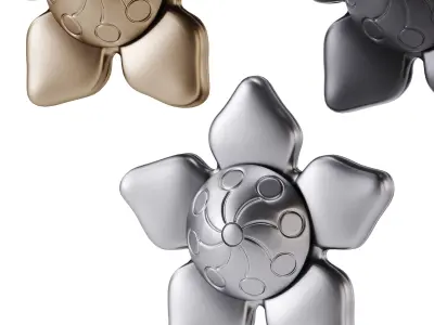 Clavos Decorative Black Nail Head Iron 3D model