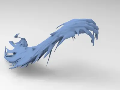 Demon Hand claw 3D model