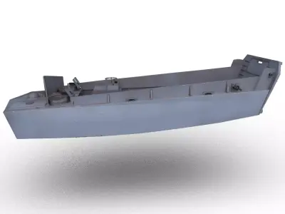LCVP - WW2 Landing Craft - High Detail WWII Vessel Low-poly 3D model