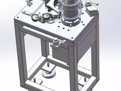 Stator runout detection machine 3D model