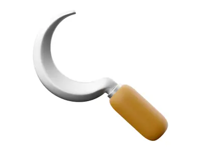 3d scythe shovel 3D model