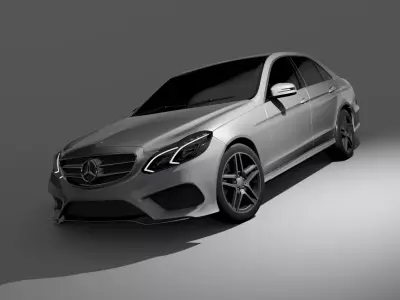 Mercedes-Benz E-Class W212 Facelift 2013 3D model