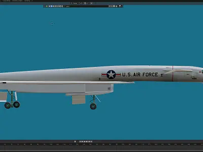 XB-70 Valkyrie Free 3D model
