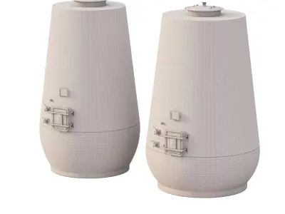 Wine Tanks in two sizes  3D model
